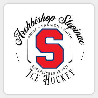 Stepinac Hockey Retro Circle 1 Sticker